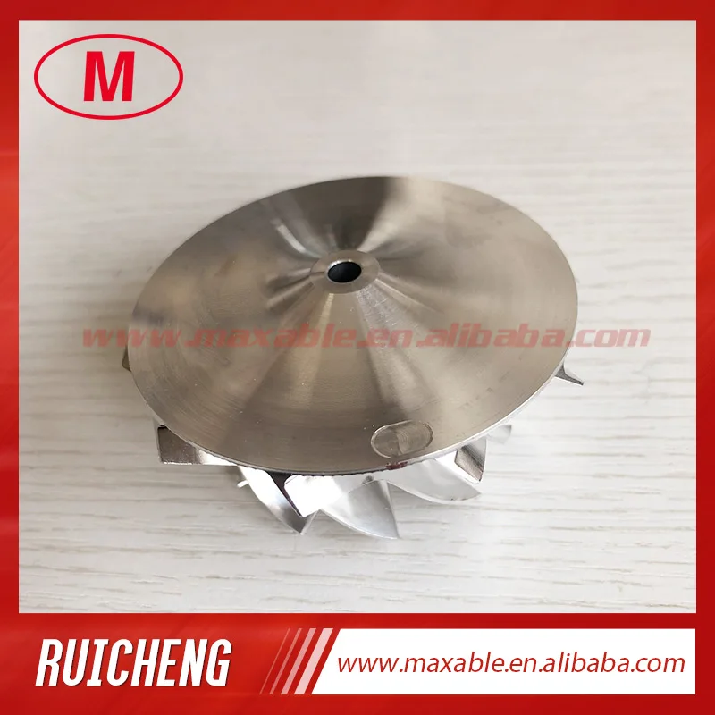 GT15-25 801918-0002 49 70/67 40 мм 10 + 0 лопасти турбо заготовка/Фрезерование/алюминий 2618