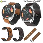 22 мм ремешок для часов Силиконовый + кожа для Huawei Watch GTGT 2 быстросъемный ремешок для Samsung Gear S3Galaxy 46 мм браслет