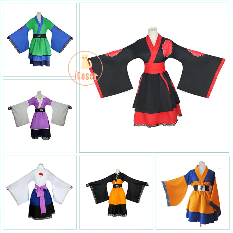 Аниме Akatsuki кимоно Узумаки Косплэй Хьюга Хината обувь для косплея героя Хатаке