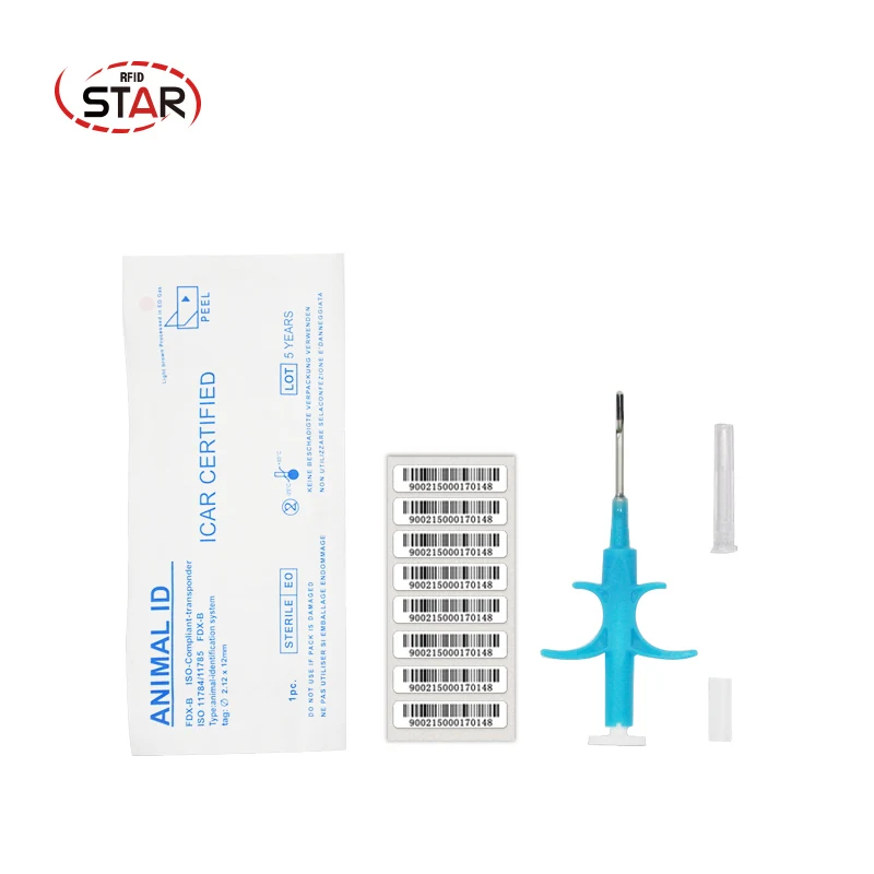 70 шт. микрочип для кошек и собак шприц имплантата животных игла чипа питомца