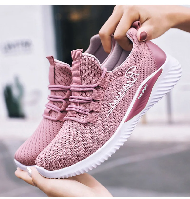Женская обувь г. Новые кроссовки женские модные tenis feminino легкие дышащие сетчатые туфли Женская Повседневная обувь женские кроссовки B1363