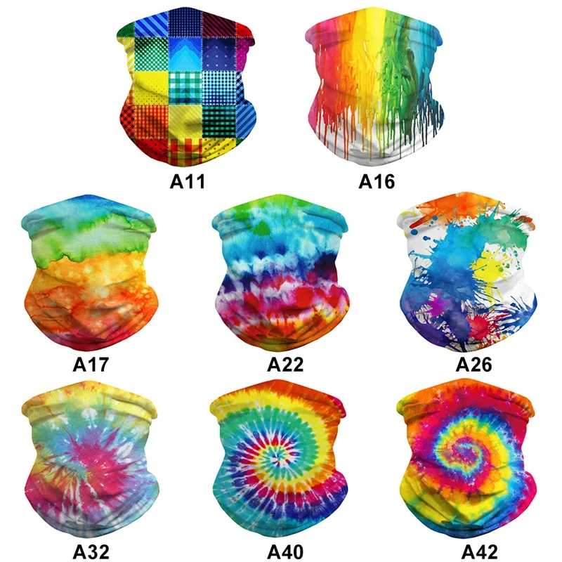 Портативная маска для лица верховой езды шарф защиты от насекомых бесшовная с
