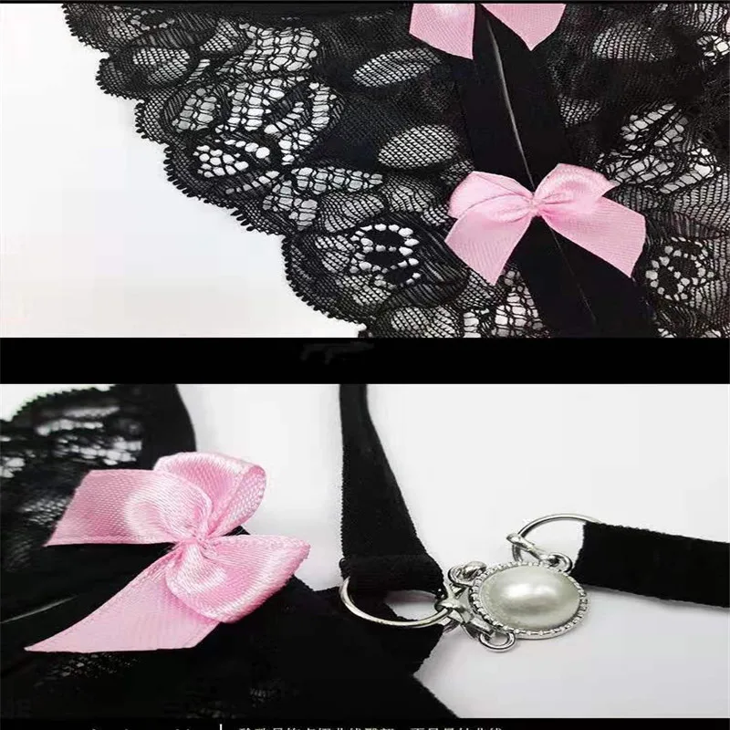 Леди кружевные трусики-бикини с вышивкой G-String, украшенные стразами, и провокационные стринги-миниатюры для женщин, украшенные бижутерией на теле. Эротический подарок для пары.