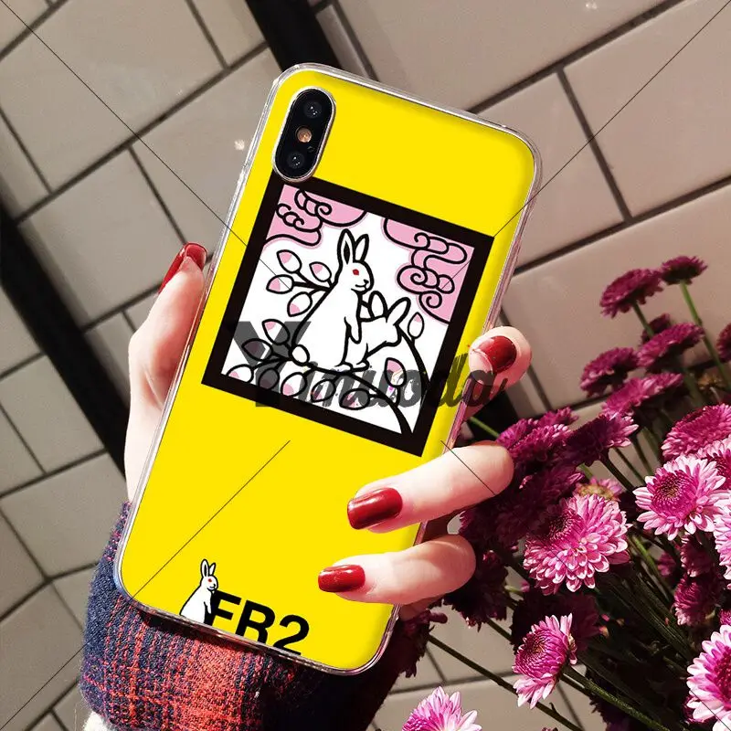 Yinuoda FR2 FXXKING RABBITS DIY Luxury High-end Protector Case for iPhone X XS MAX 6 6s 7 7plus 8 8Plus 5 5S SE XR | Мобильные
