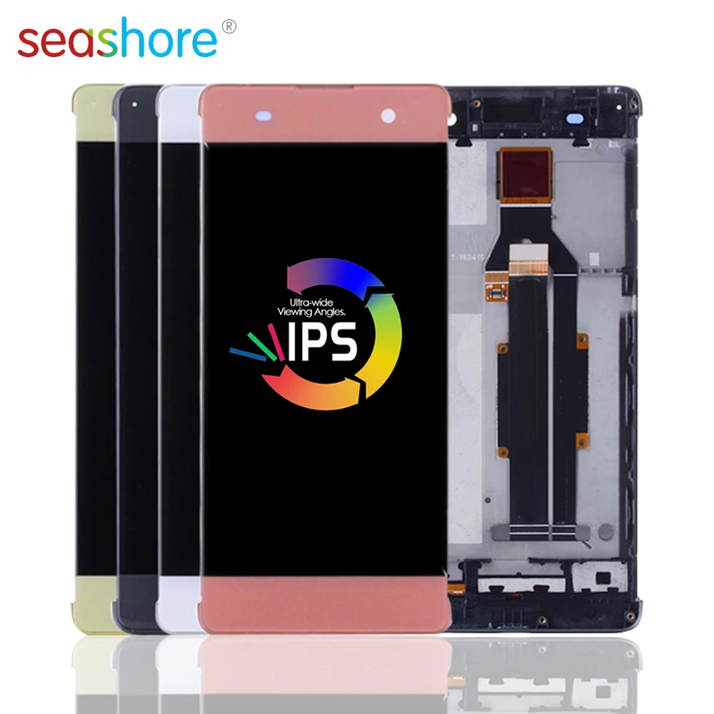 

5.0"ORIGINAL For SONY Xperia XA LCD Touch Screen Digitizer Assembly For Sony XA Display with Frame Replacement F3116 F3113 F3115