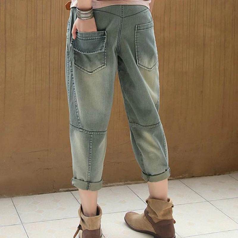 Новинка 2020 оригинальные брюки-султанки Свободные повседневные винтажные