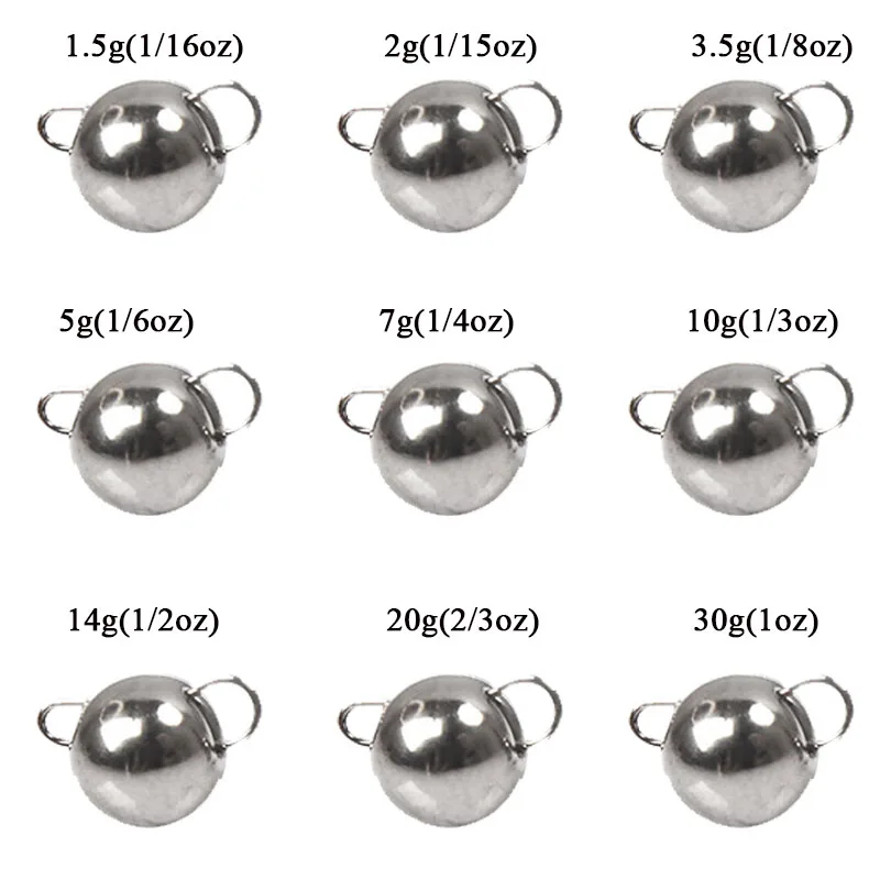 1 piece Tungsten Sinkers 1g-14g Fishing Weights Sinkers For Bass Fishing Tackle Accessories