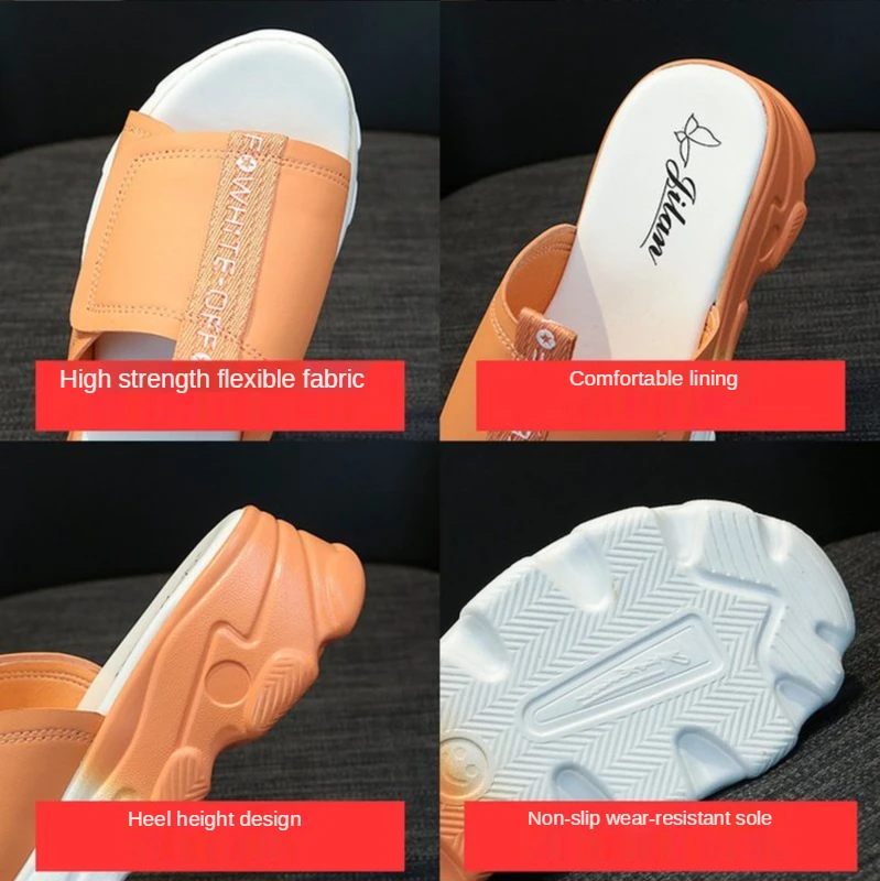 

Women's Slippers New Summer Fashion House Slippers for Women ,casual Platform Womens Outdoor Slippers 2021 New Women's Shoes