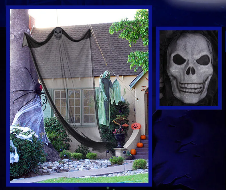 

Halloween Hanging Ghost Haunted House Witch Horror Courtyard Tree Hallowmas Horrible Decorations
