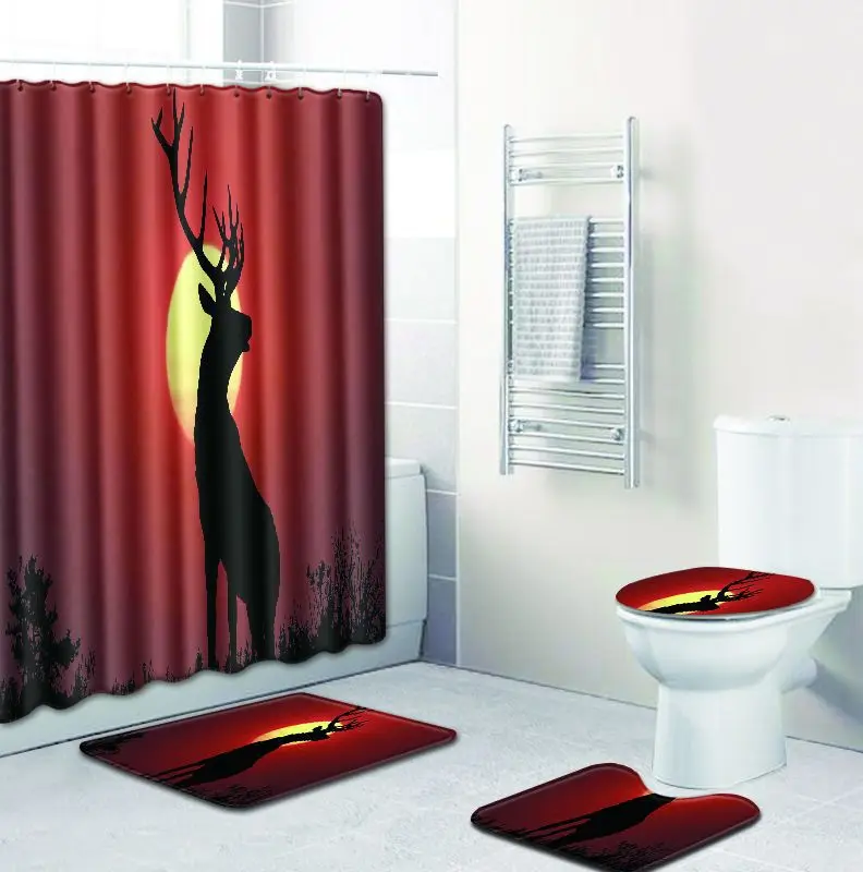 Коврик для ванной Zeegle с узором известняка нескользящий коврик-подставка крышка