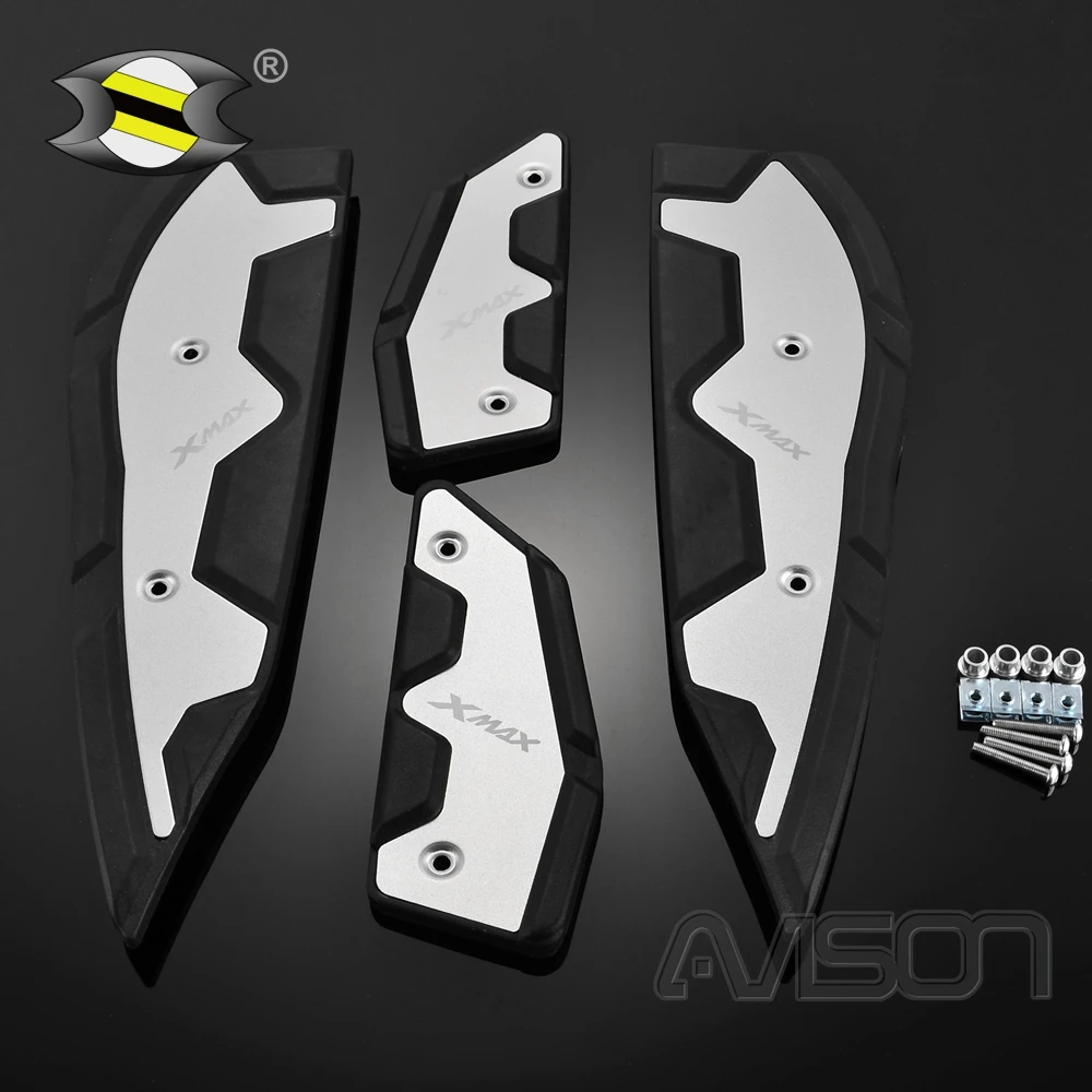 Для XMAX300 сапоги XMAX 125 250 300 спереди и сзади колышки пластины 2017 2021 Алюминий