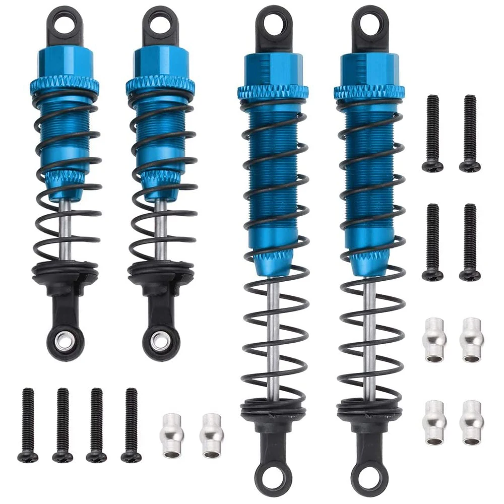 

4pcs Aluminum Front & Rear Shock Absorber 0016 0017 for WLtoys 1/12 12428 12423 RC Car Parts