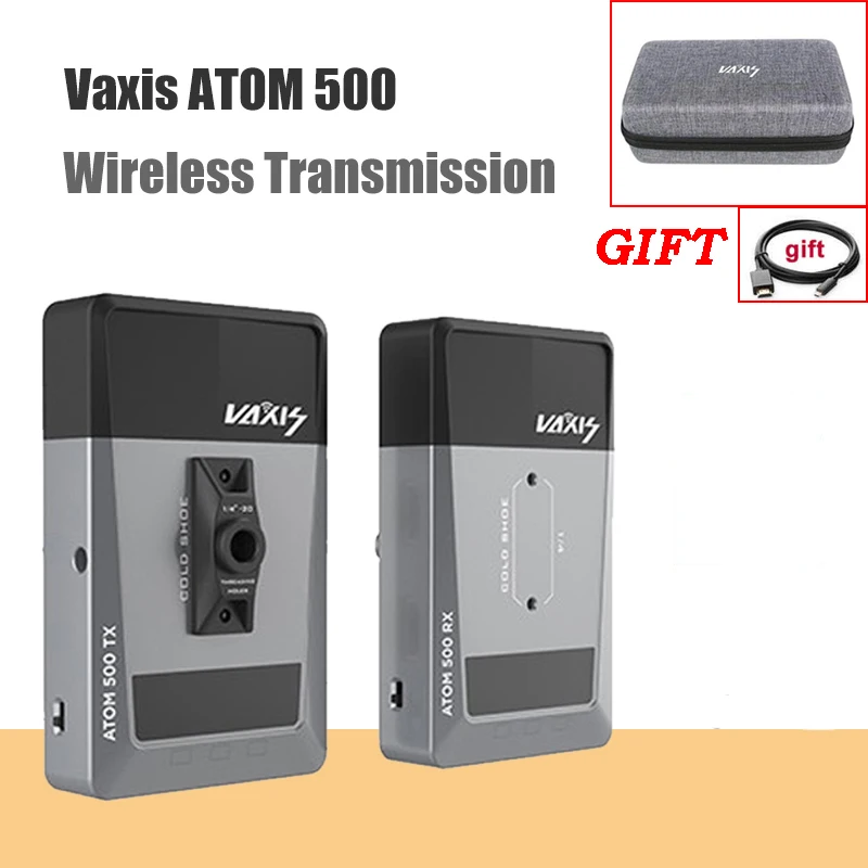 

Vaxis ATOM 500 SDI Wireless Transmission System Wireless Transmitter Receiver 1080P HD Dual Image Video photography Camera