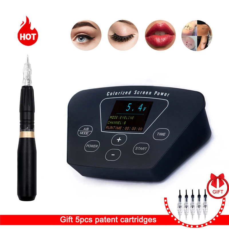 Перманентный макияж микроблейдинг Ротационная Машина для бровей
