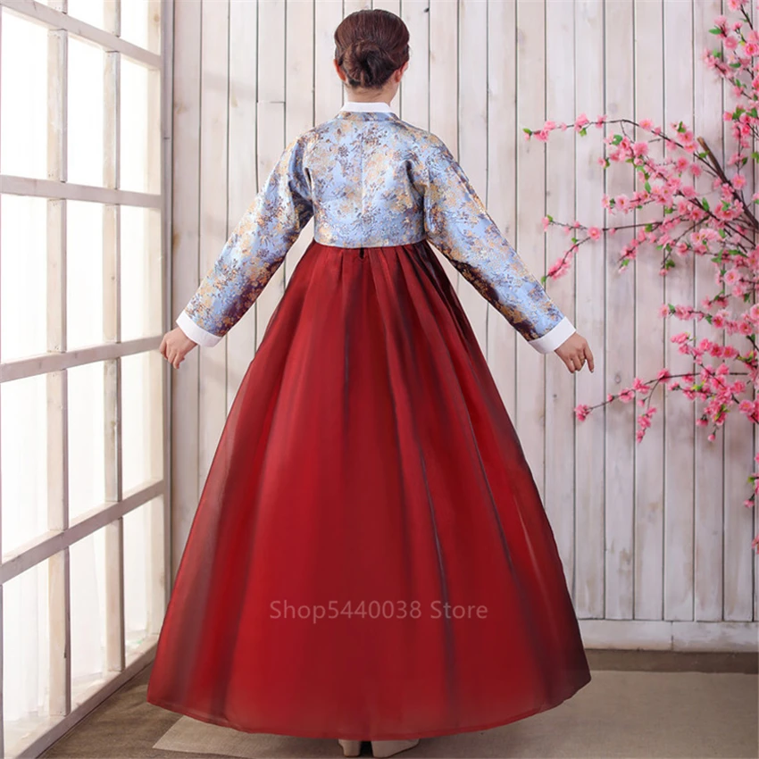 Традиционные корейские женские костюмы Hanbok Элегантные свадебные Palace