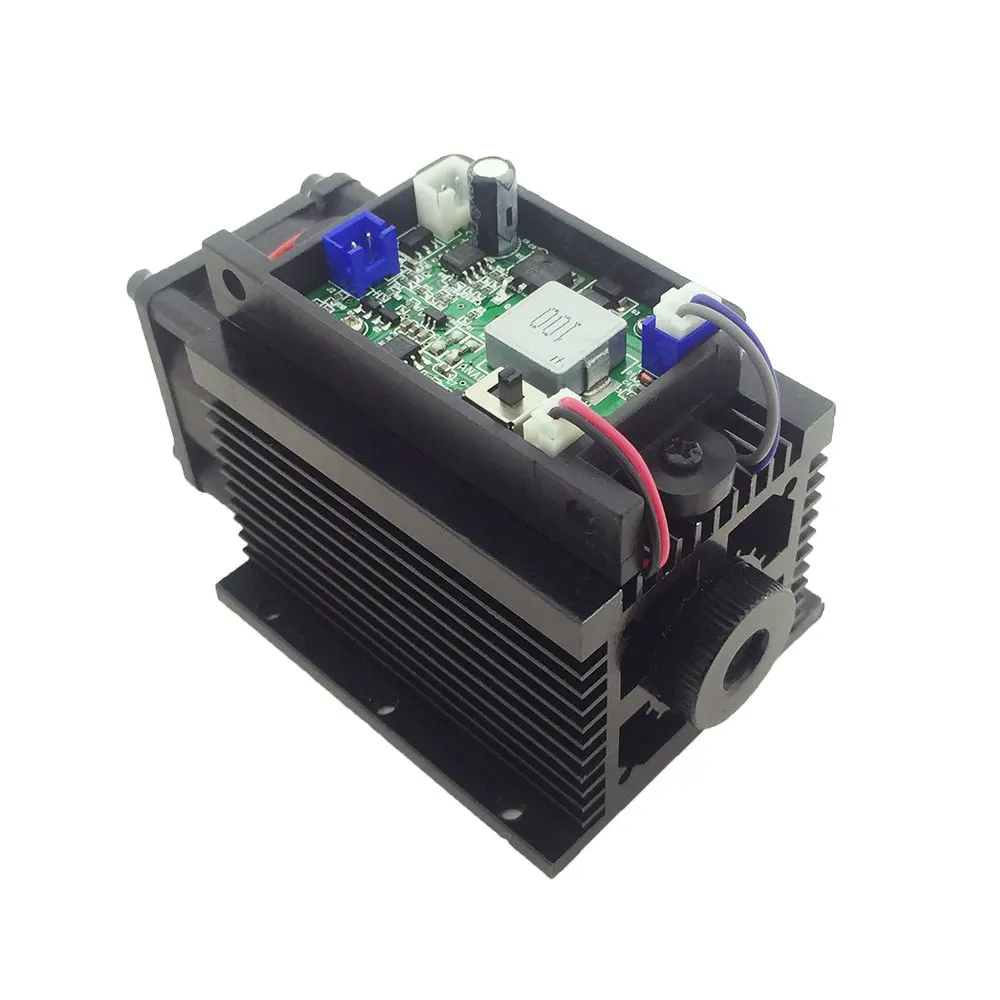 Синий лазер 10 Вт мощный лазерный гравировальный модуль световой 445 нм 450 лазерная