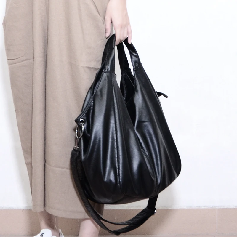 2020 с верхней ручкой Женская Повседневная Хобо женская сумка мессенджер через