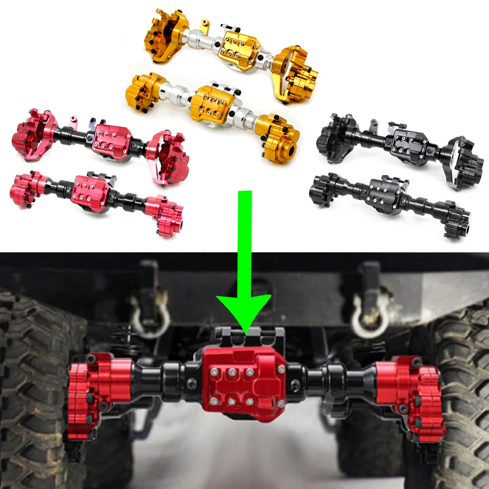 

1/10 TRAXXAS TRX-4 TRX4 Defender Bronco G500 RC Crawler автомобиль из алюминиевого сплава передний и задний портальный осевой корпус