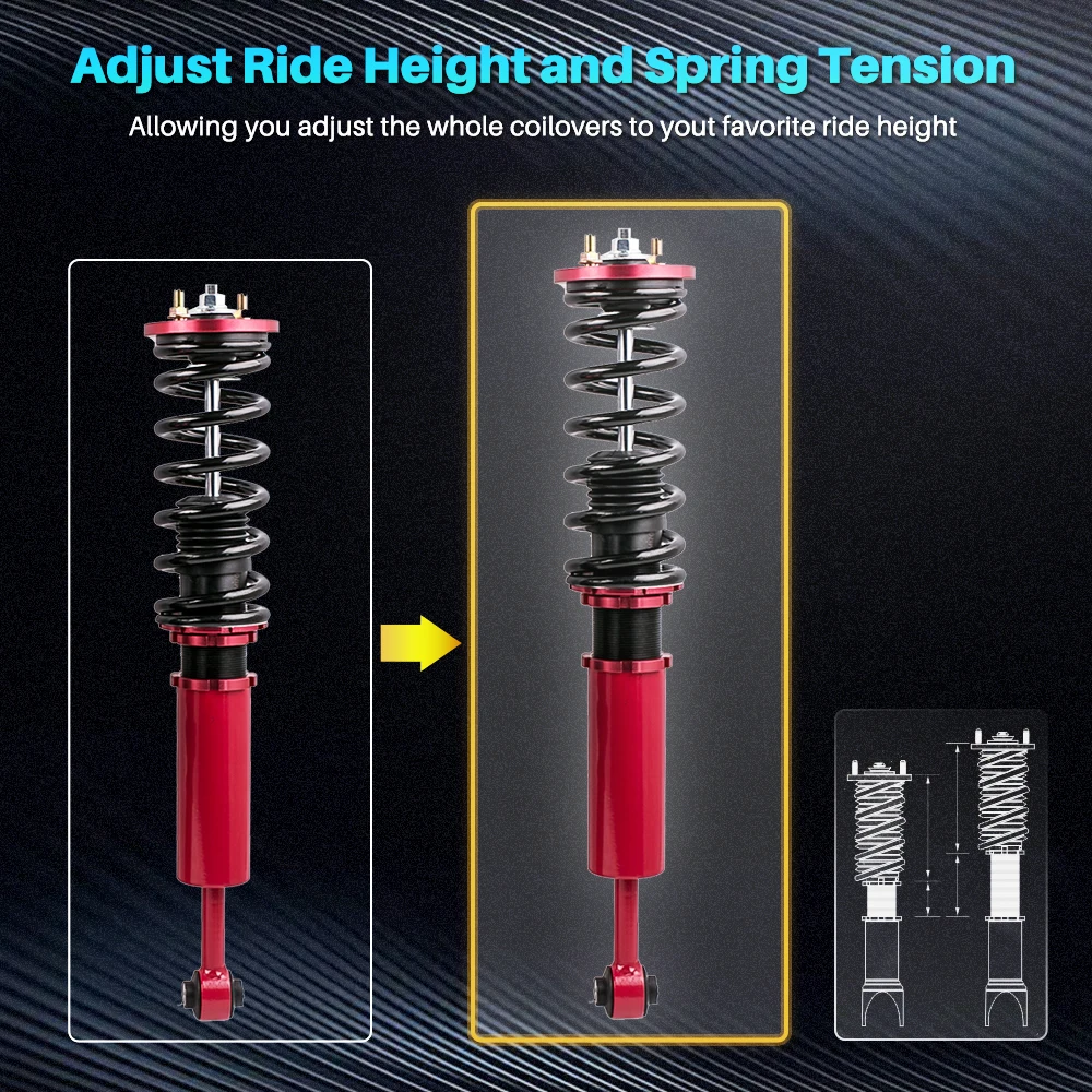 Наборы для понижения Coilover Honda Accord 03 07 Acura TSX 04 08 Регулировка по высоте серии CL7/8/9