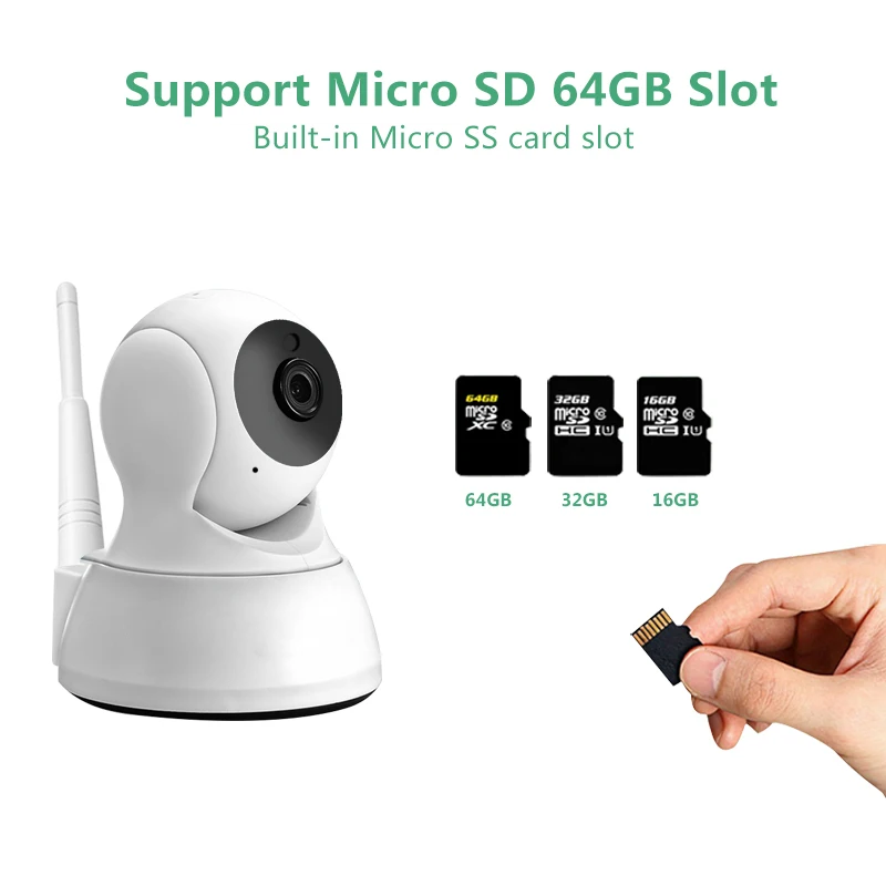 720P домашняя ip камера безопасности двухсторонняя аудио Беспроводная мини 1MP