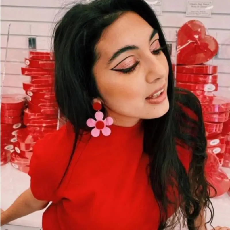 Модные красивые акриловые серьги Coforful с цветами для женщин и девочек длинные