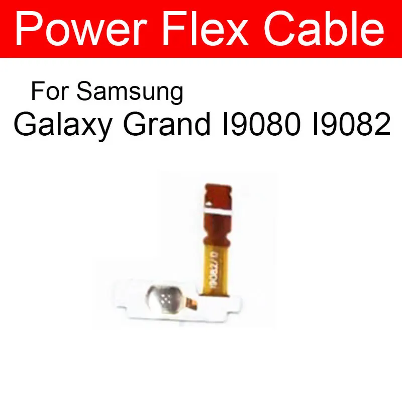 

Volume Flex Cable For Samsung Galaxy Grand I9080 I9082 Switch On / Off Power Control Button Flex Ribbon Cable Replacement Repair