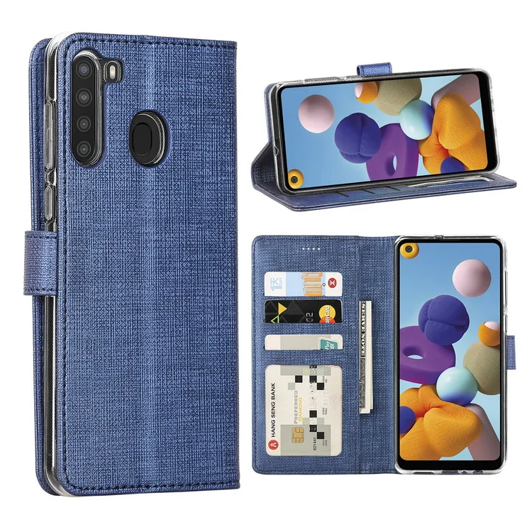 

Flip Wallet Case for Samsung Galaxy A21 Leather Cards Case Luxury Protect Card Slots Phone Bag Cover Mobile Phone Accessories