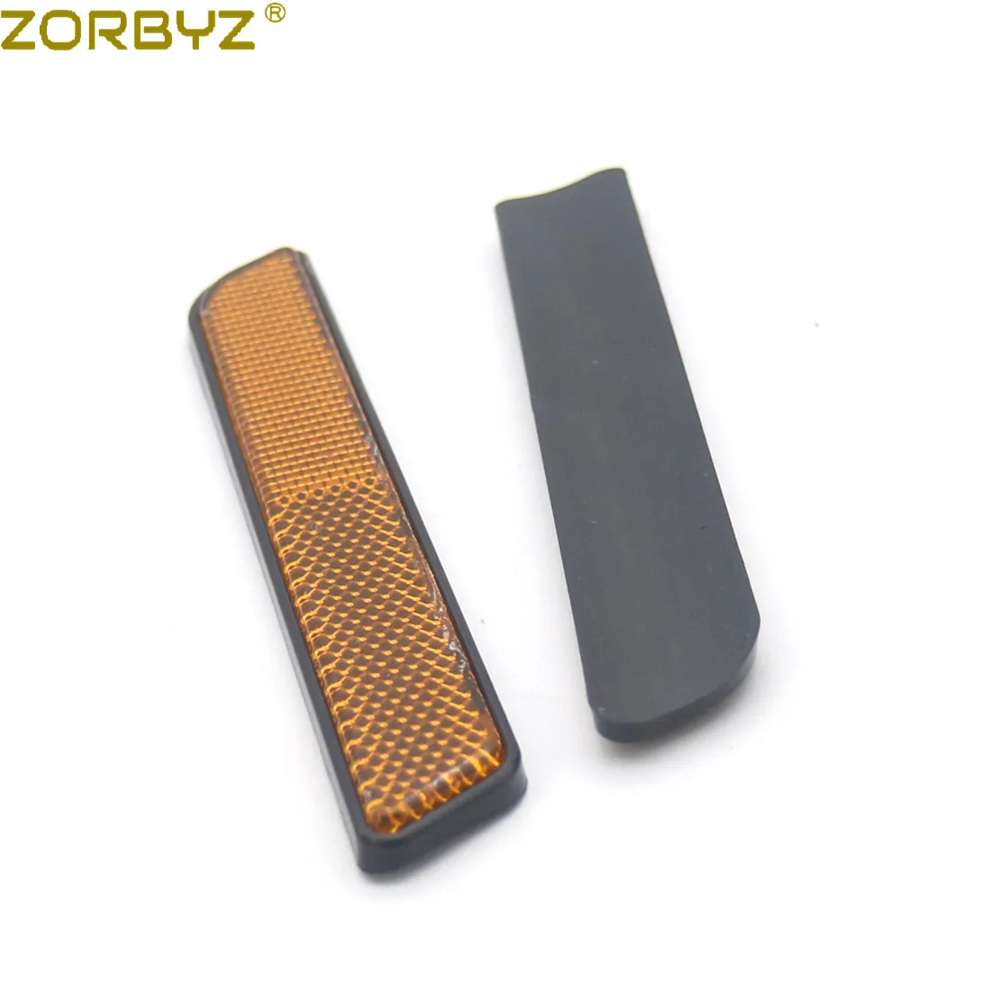 ZORBYZ мотоциклетный Янтарный отражатель передней вилки для Harley Touring Нижние ножки