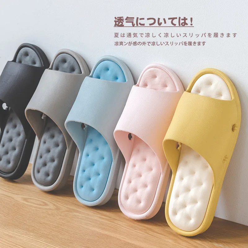 

Bathroom Bath Home Slippers Female Couple Non-Slip Platform Indoor Eva Plastic Slippers Male Indoor Shoes Men Mens Shoes
