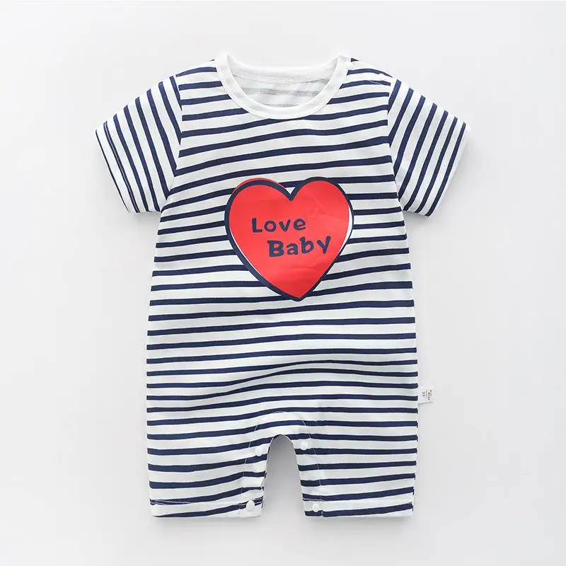 Baby Cotton rompers for Boys And Girls newborn baby girl clothes Summer Short Sleeve Pajamas Toddler Costume boy Jumpsuit 2022