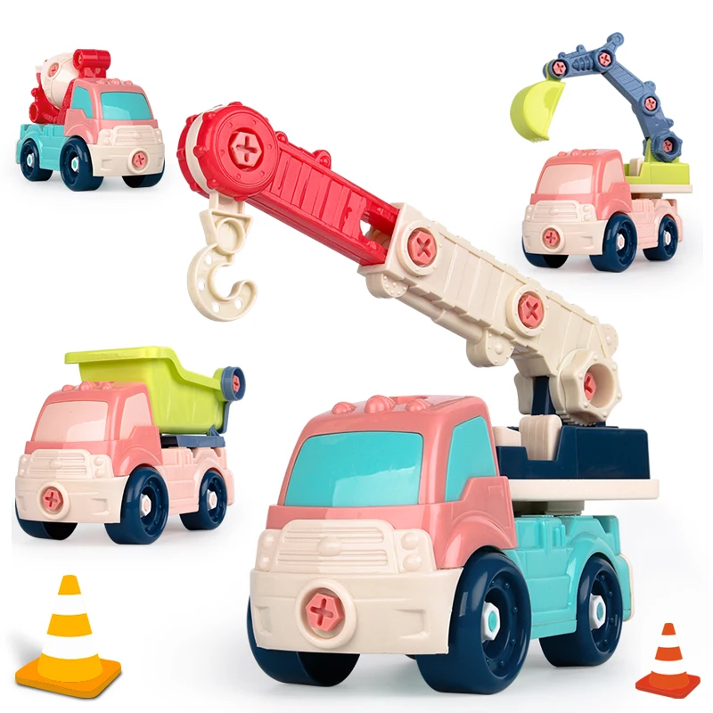 Детские автомобильные игрушки Разборка DIY сборка гайка Строительные Инструменты