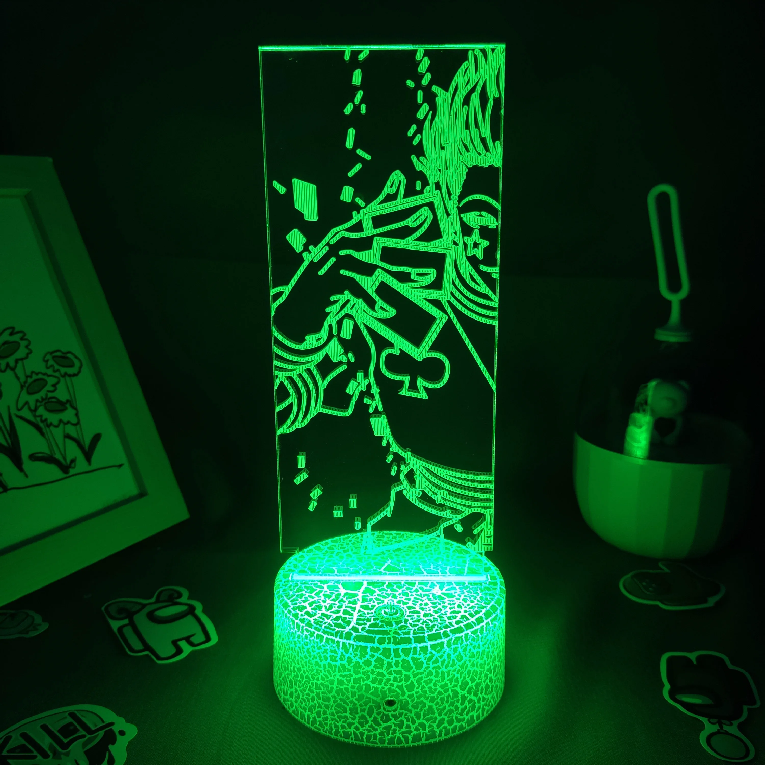 Манга лава лампа хисока аниме Hunter X 3D Led RGB ночсветильник фигурка креативный