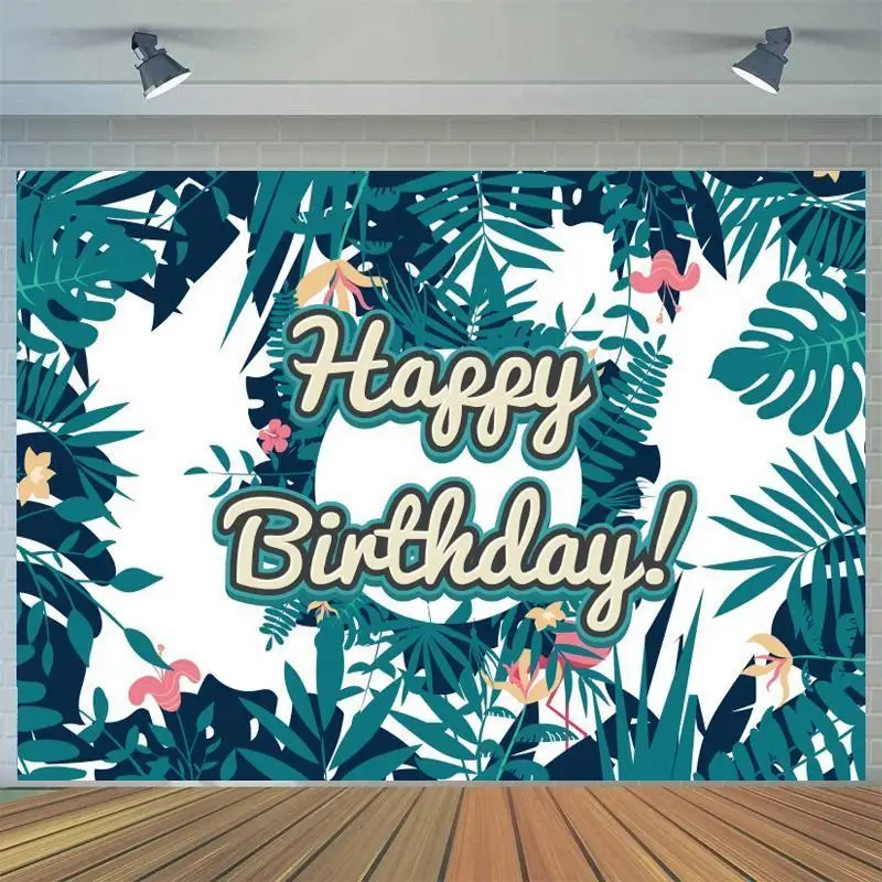 

Baby Shower фото фон тропические листья и надписью «Wild One» джунгли тематические фоны для фотографий в день рождения детей Десерт Таблица фото сту...