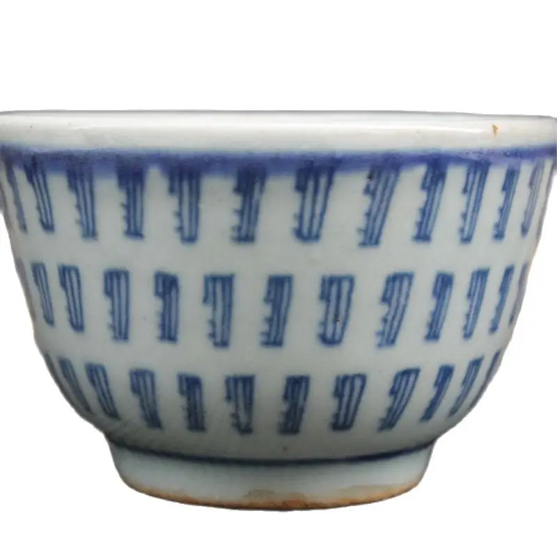 Китайский старинный фарфор синий и белый кактус фарфоровая чашка | Дом сад