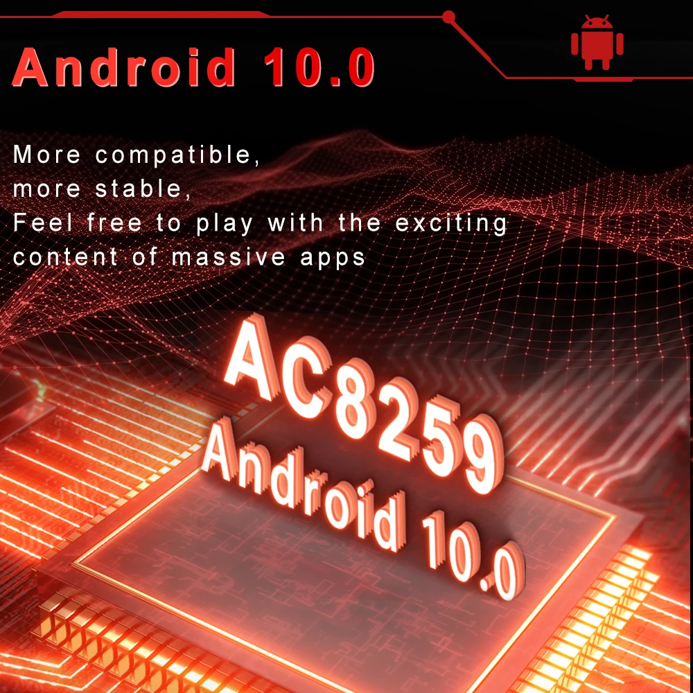 Podofo Android 10 автомобильное радио 2 Din стерео приемник автомобильный мультимедийный