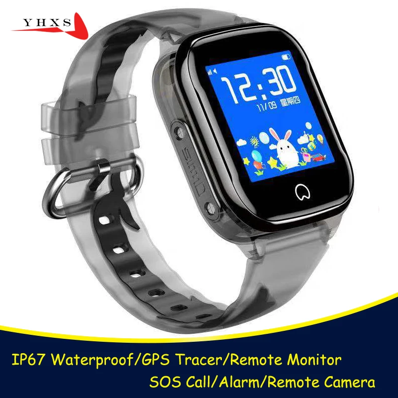 IP67 Waterproof Smart GPS Location Remote Camera SOS Call Monitor Wristwatch Finder Tracker Phone Watch for Kids Child Student |