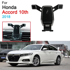car phone holder air vent mount clip clamp mobile phone holder for honda accord 10th accessories 2018 2019 free global shipping
