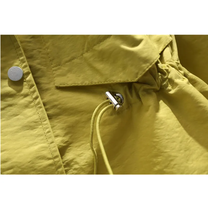 

Plus Size Korean Trench Coat Womens 2020 New Spring Autumn Coats Casual Windbreaker Tops Female Black Red Outerwear 4XL