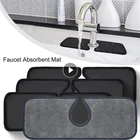 Впитывающий Коврик для кухонного смесителя, брызговик из микрофибры для раковины, кухонная и ванная комната