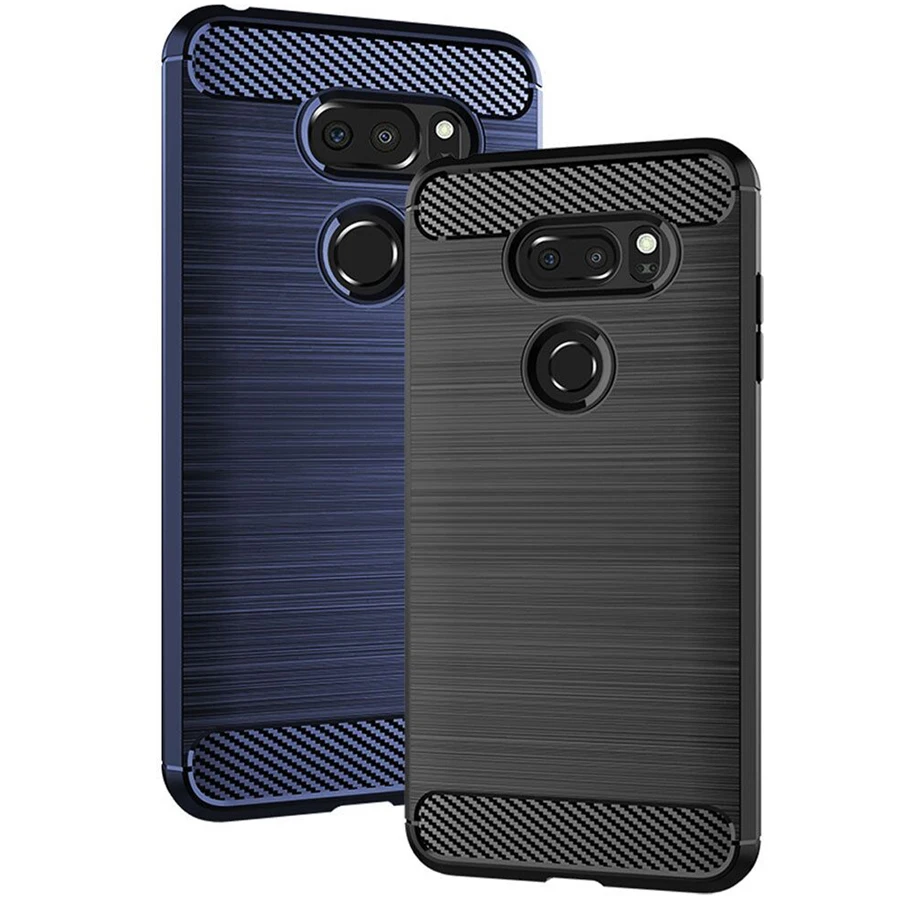 Чехлы для телефонов дома аксессуары LG V35 чехол ThinQ G6 X2 2019 K50 матовый Силиконовый с