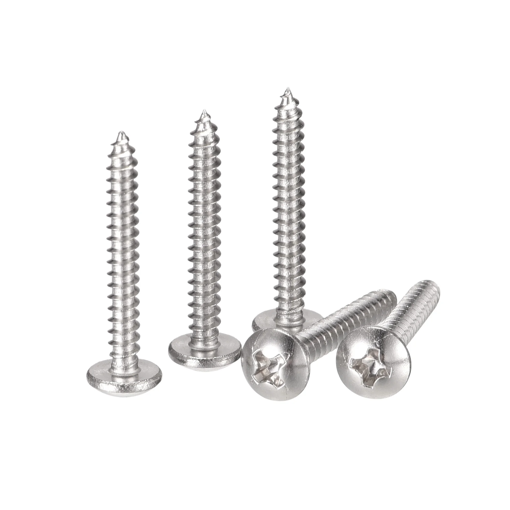 

Саморезы для головки Uxcell Phillips, #4x7/8 "304 винт из нержавеющей стали для листового металла 50 шт.