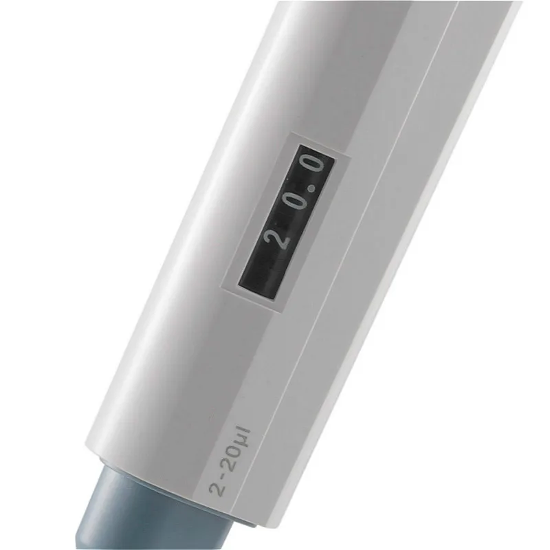 Пипетка-одноканальная Регулируемая громкость Механическая пипетка 0 1-2.5UL 5-10UL 2-20UL