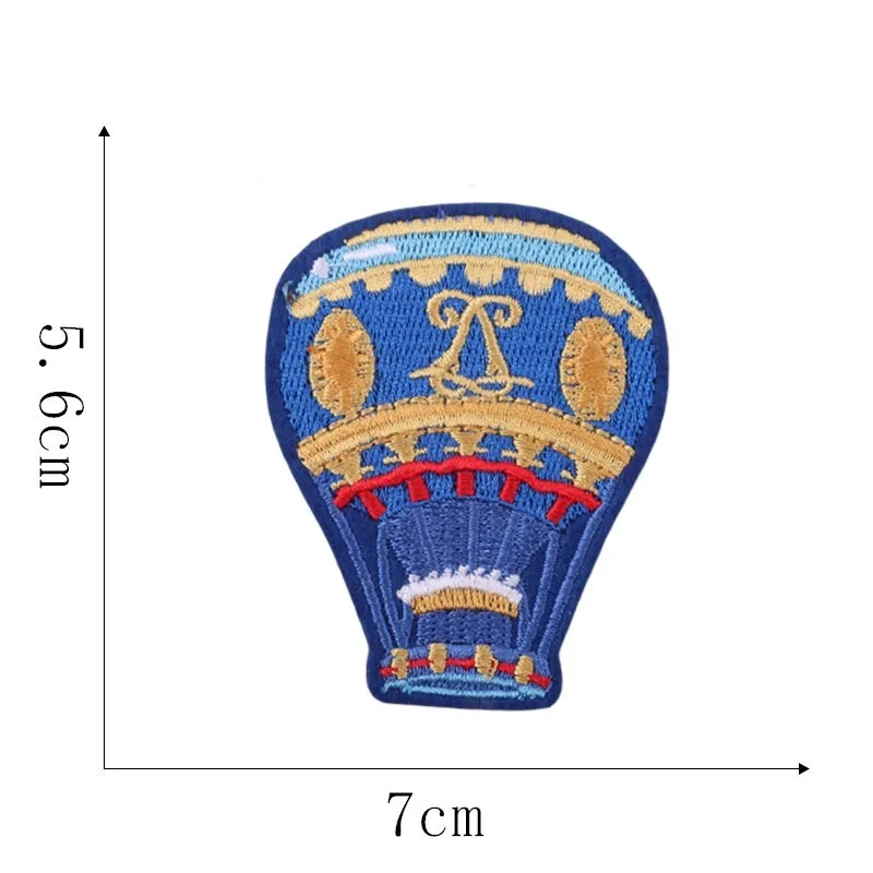 

New Cartoon Hot Air Balloon Computer Embroidered Embroidery Patch Children's Clothing Hat Decoration Patch Sticker