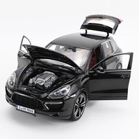 minicaps mini cut porsche cayenne turbo s 118 die cast alloy car model black car decoration scene toy for children gift