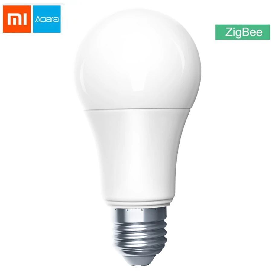 Xiaomi mijia Aqara Zigbee умный светодиодный светильник Zigbee версия 9W E27 2700 K-6500 K белый цвет умная светодиодная лампочка с дистанционным управлением светильник с домашним комплектом - Цвет: 1pieces bulb