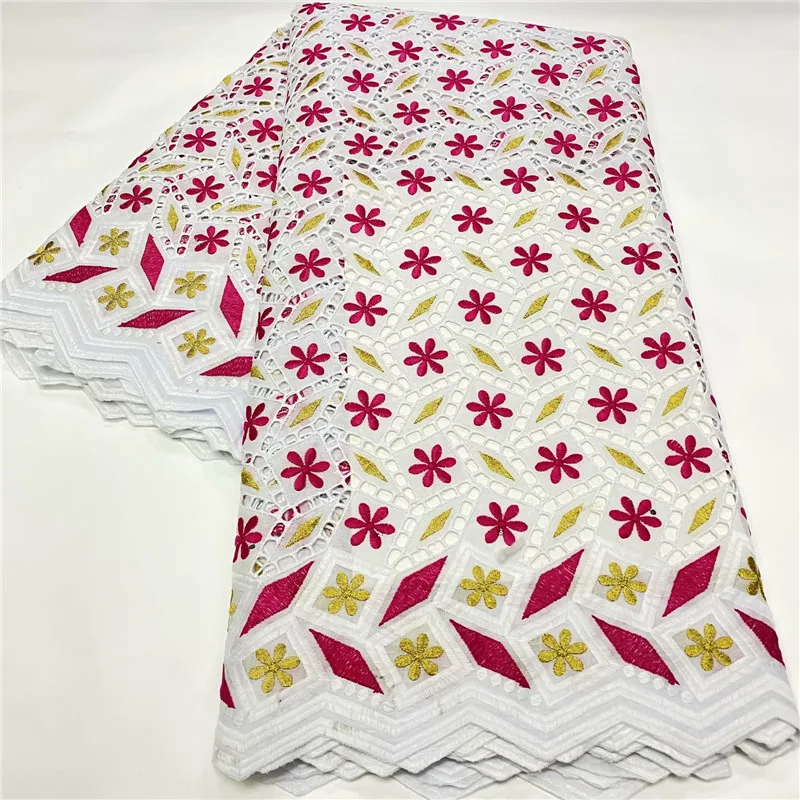 2 5 ярдов Высокое качество швейцарские кружева АФРИКАНСКАЯ кружевная ткань в