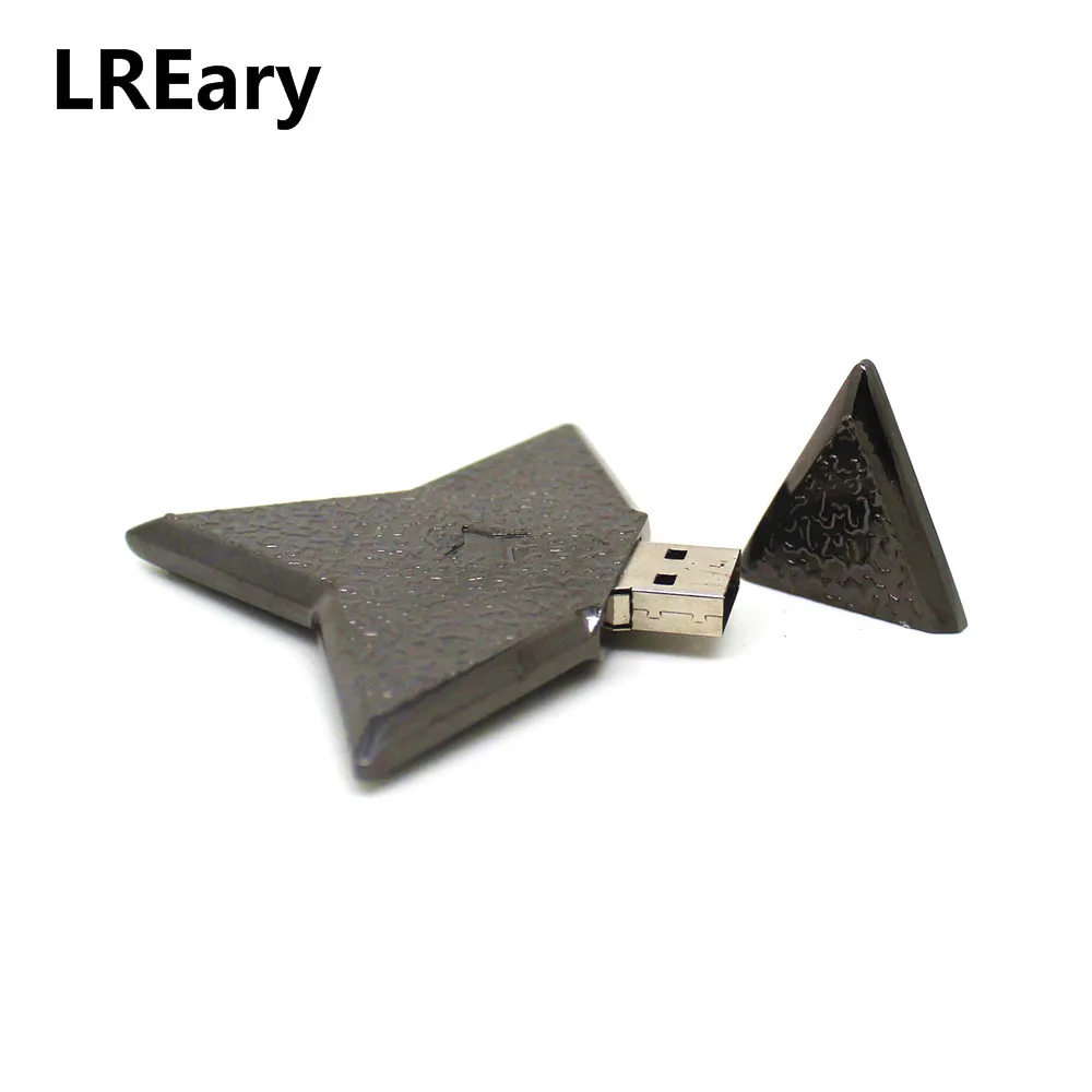 Ninja модель дротиков USB флеш накопитель 4 ГБ 8 16 32 64 Гб 128 ручка металлический Shuriken