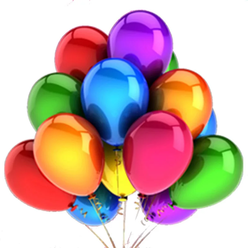 

10Pcs Glossy Pearl Latex Balloons Colorful Balloons Happy Birthday Party Globos DIY Kids Toys Gift Supplies