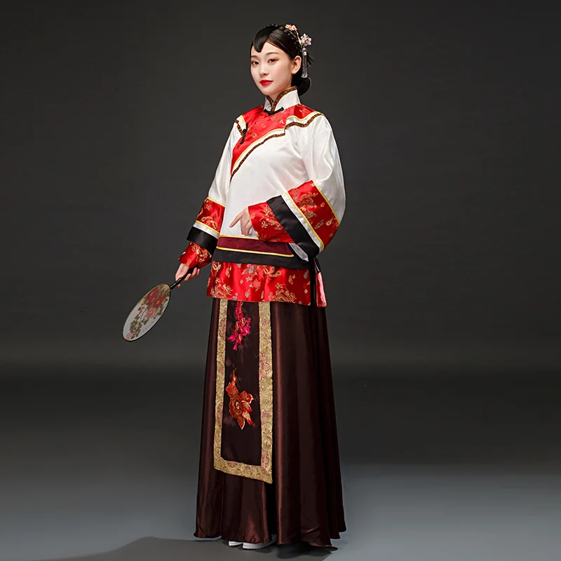 Косплей hanfu Женские китайские noblewoman Принцесса Королева представление Xiuhe костюмы