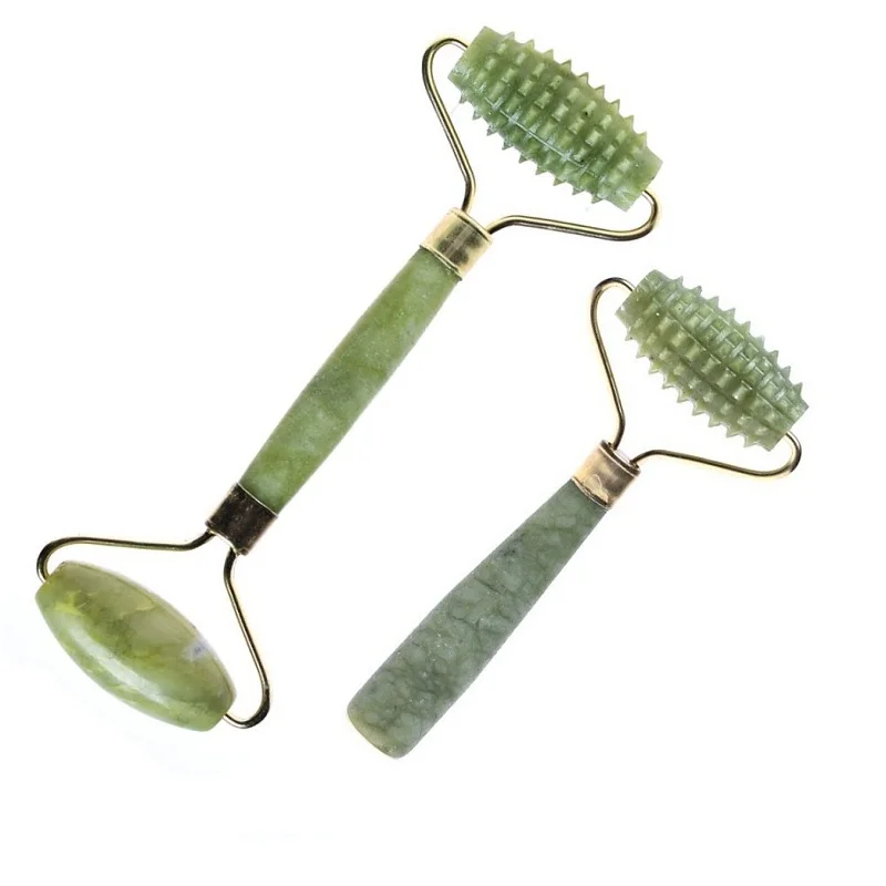 Портативный двойной ролик для лица с иглами инструменты похудения кожи тела